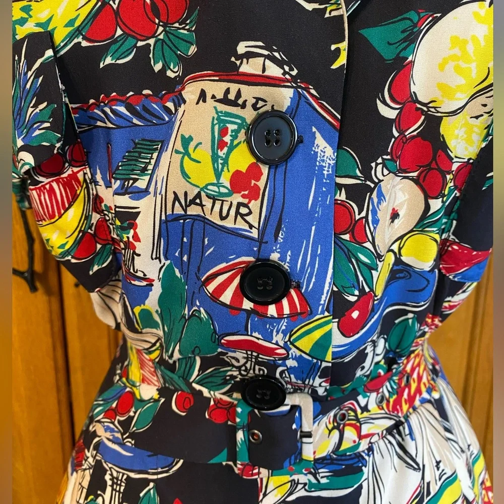 RETROSPEC’D “EVITA” FORTIES RAYON PEARL HABOR DRESS PINUP VINTAGE STYLE - Picture 8 of 13